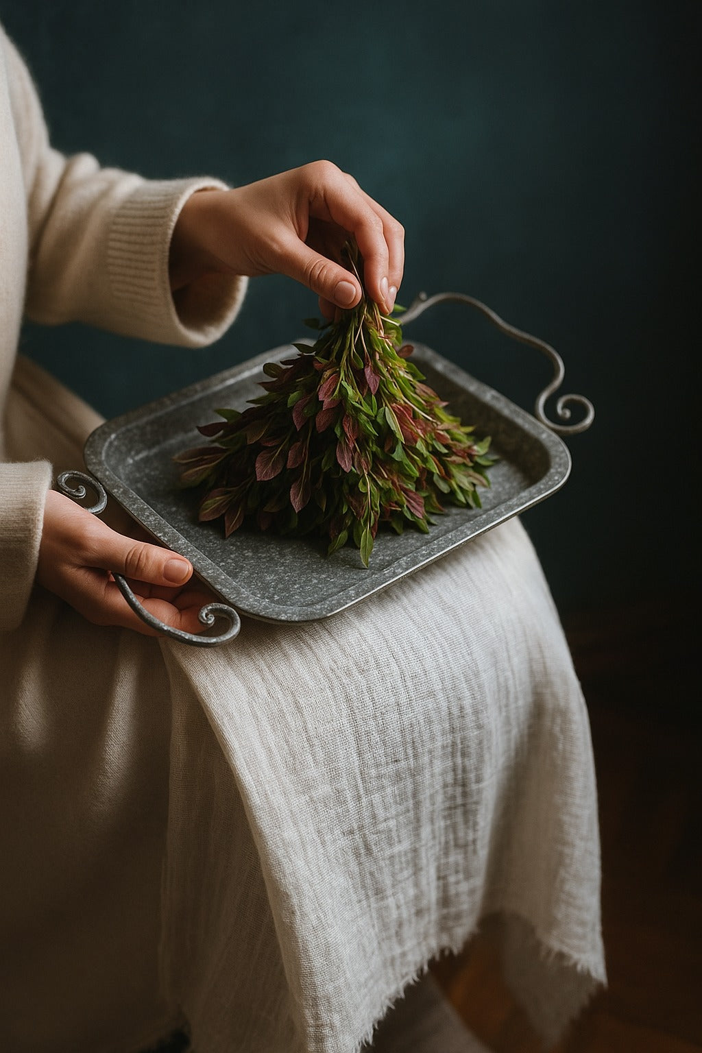 Vintage Iron Storage Tray