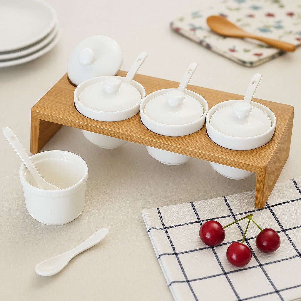 Ceramic Spice Jar Set