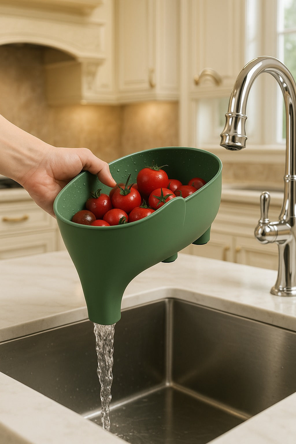 Multi-Purpose Vegetable and Fruit Washing Basket