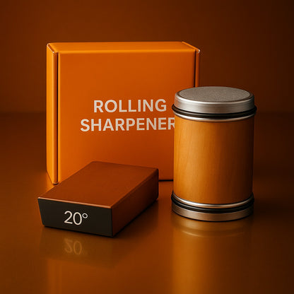 Rolling Cylinder Multi-Angle Sharpening Stone System