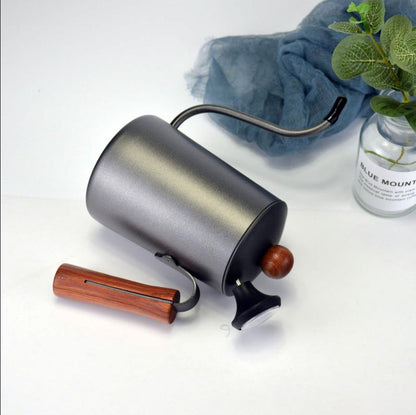 Stainless Steel Long-Spout Coffee Pot Set