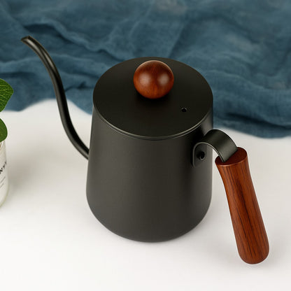 Stainless Steel Long-Spout Coffee Pot Set