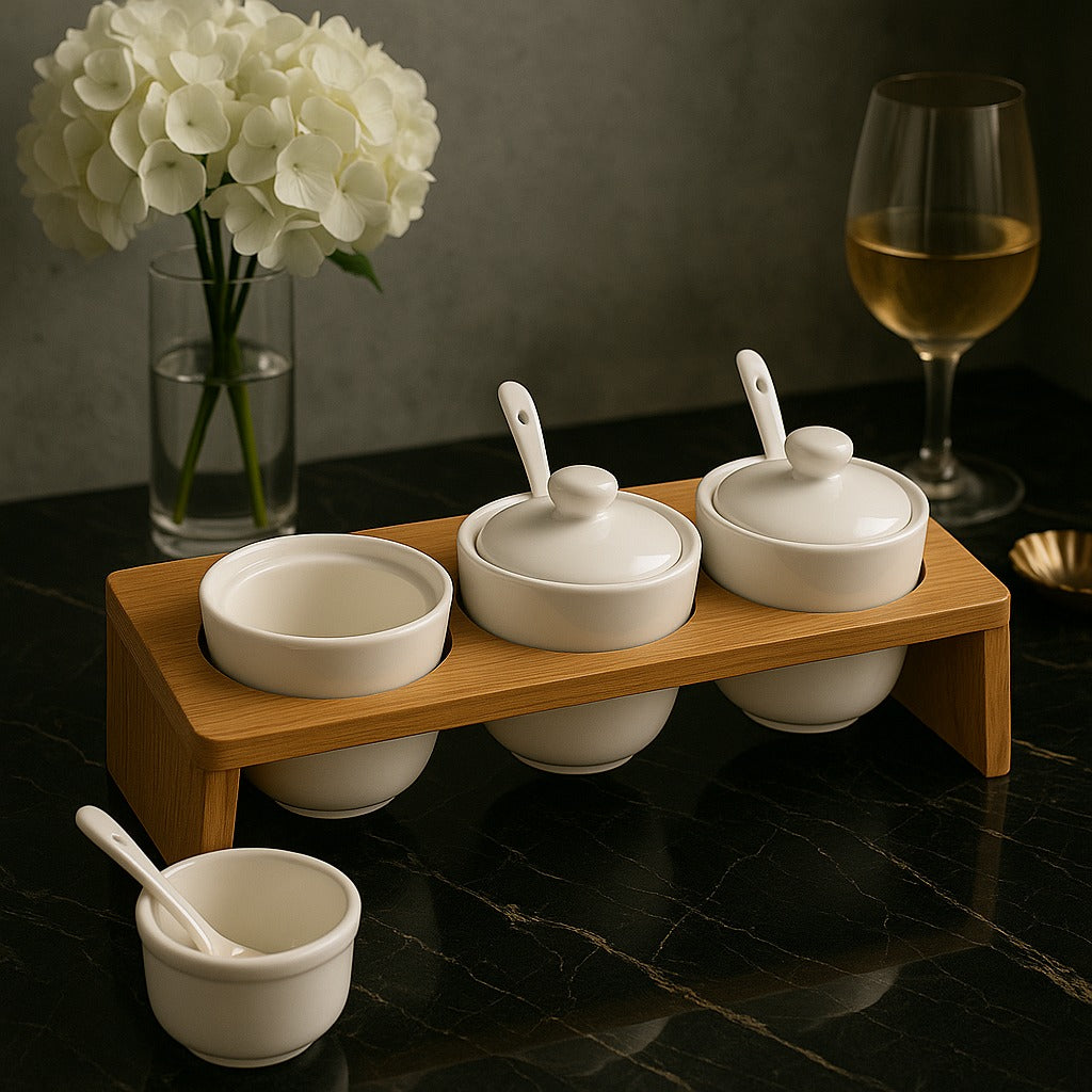 Ceramic Spice Jar Set