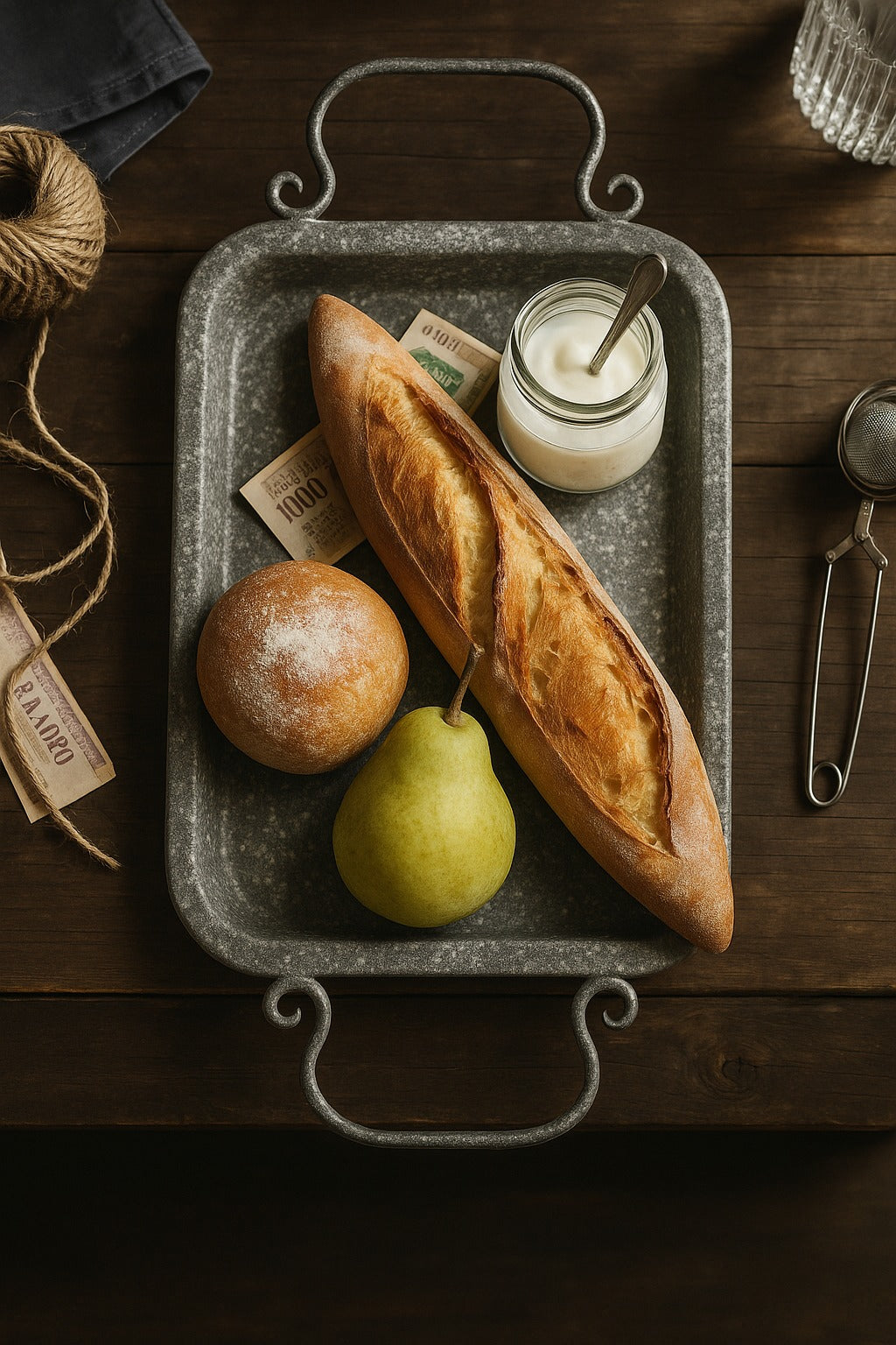 Vintage Iron Storage Tray