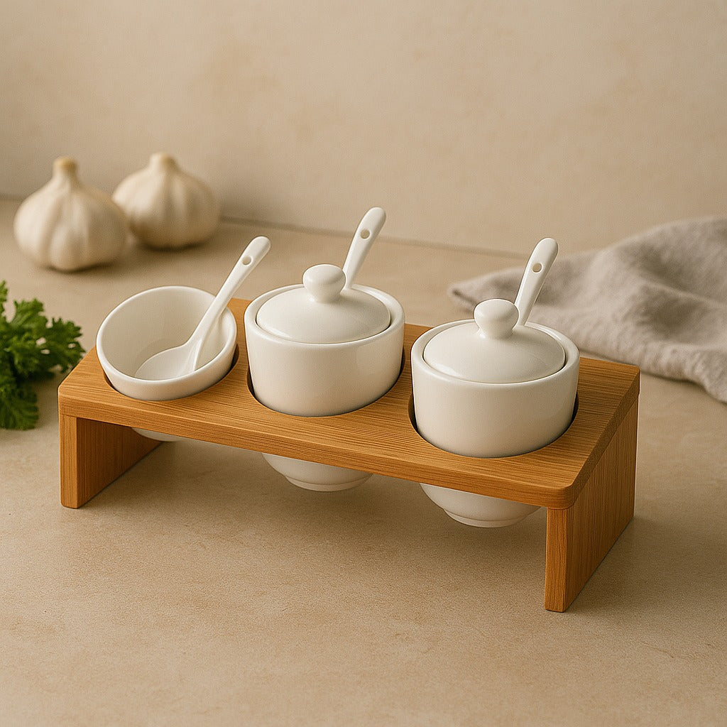 Ceramic Spice Jar Set