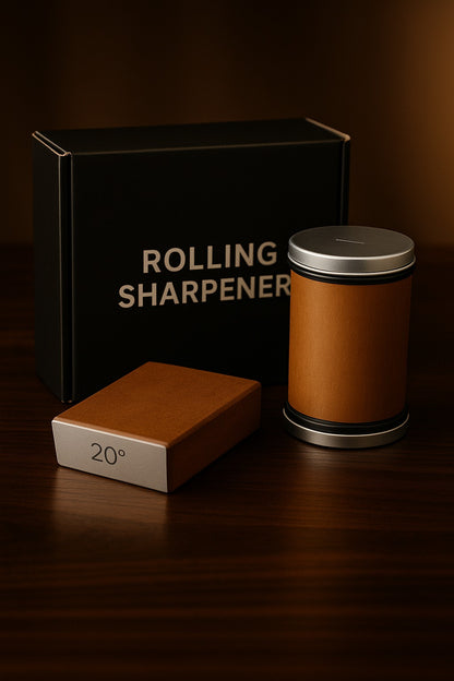 Rolling Cylinder Multi-Angle Sharpening Stone System